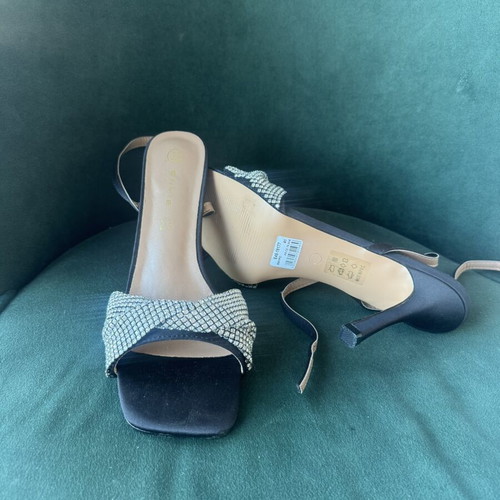 Envie shoes stiletto heel sandals with rhinestones, new, size 41