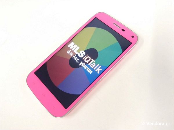  kinito MLS Iqtalk Color Dual SIM Pink gia antallaktika