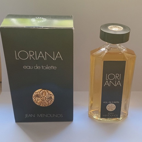 Vintage Loriana Eau de Toilette Jean Menounos 220 ml new, 80s decade with box