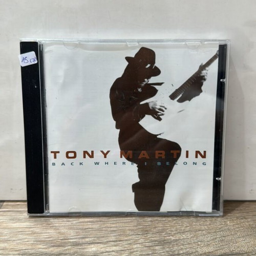 Tony Martin Back Where I Belong CD like new, rock