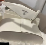 Prada sunglasses white like new