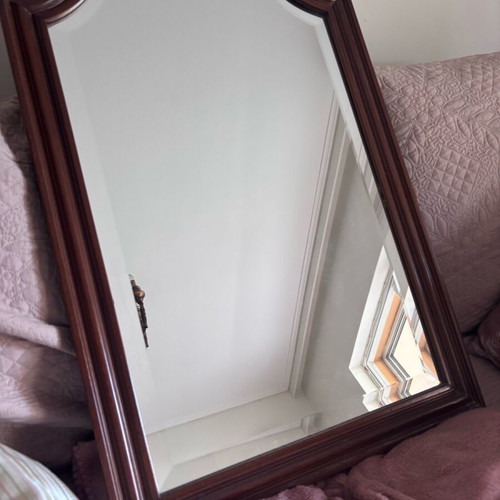 Mirror in wooden frame like new, neoclassical English style
