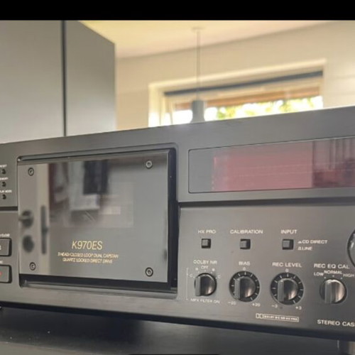 Sony TC-K970ES cassette deck like new, black, ES series