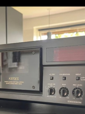 Sony TC-K970ES cassette deck like new, black, ES series