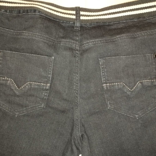 Marks & Spencer jeans with belt like new, blue, size M