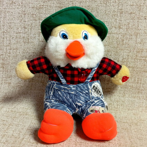 Plush Dolls Animals New, Pack of 3, 90s Vintage Bird and Bear