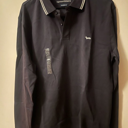 Harmont & Blaine men's polo new with tags, size XL, blue