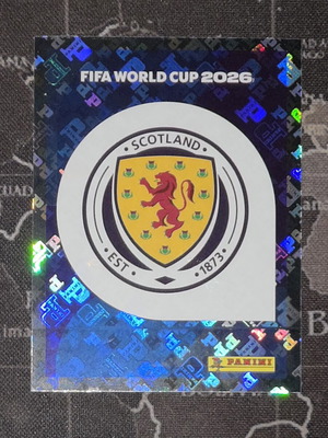 Panini Fifa World Cup 2026 Scotland συλλεκτικό αυτοκόλλητο καινούργιο