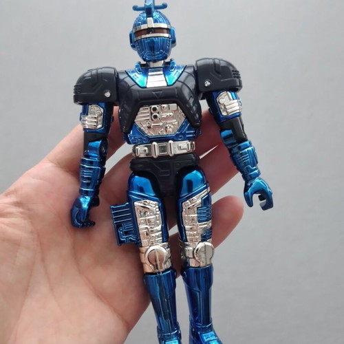 Vintage Big Bad Beetleborgs Blue Stringer Collectable Action Figure like new