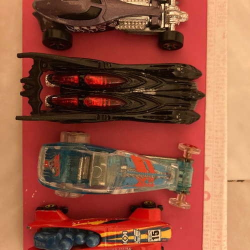 Hotwheels cars used, pack of 4