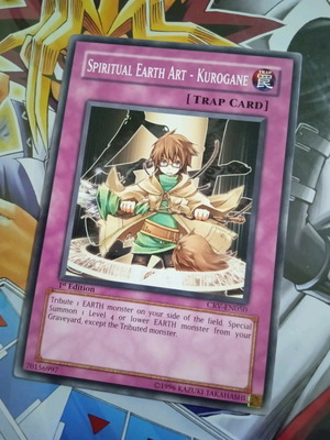 Spiritual Earth Art - Kurogane μεταχειρισμένη κάρτα Yu-Gi-Oh! Trap