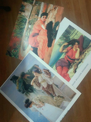 Poster wall prints used, pack of 3 pieces