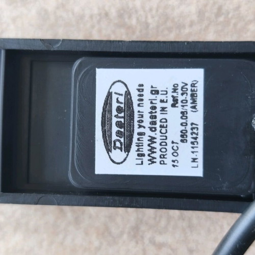 Dasteri yellow LED volume light 10-30V new, two pieces