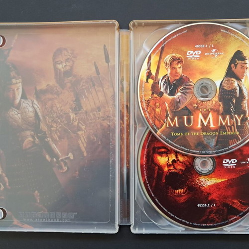The Mummy Tomb of the Dragon Emperor Steelbook DVD like new with subtitles