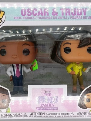 Funko Pop Oscar & Trudy 2 pack The Proud Family new