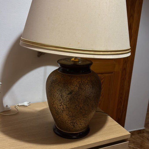 Vintage mid-century ceramic table lamp Candicer
