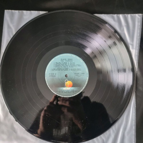 The Triffids The Black Swan vinyl used, Greek edition
