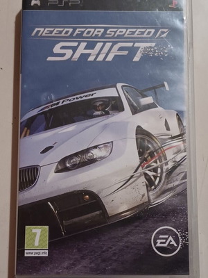 Need For Speed Shift PSP game, standard edition