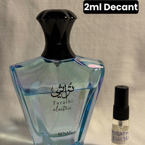 Afnan Turathi Electric Eau de Parfum 2ml decant like new