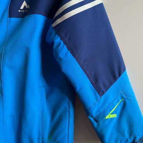 Mc Kinley ski jacket for boy 10 years like new, blue and green