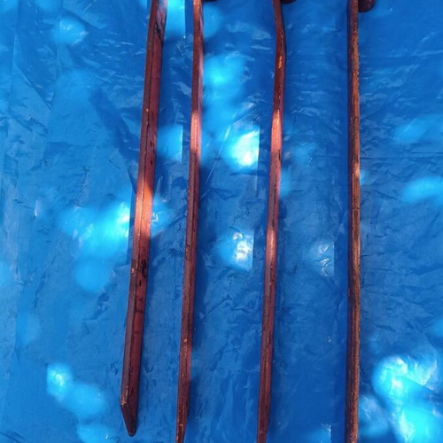 Truck bed hinges like new, set of 4 pieces 40x600 Φ18mm