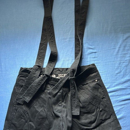 Pepe Jeans women's shorts with 2 belts like new, black, size S