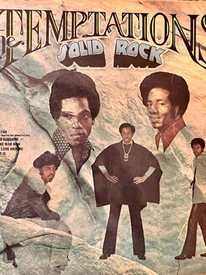 The Temptations Solid Rock 1971 LP used