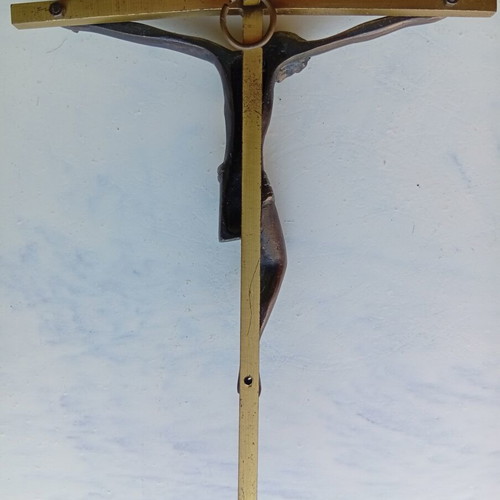 Bronze crucifix cross 16.5 cm