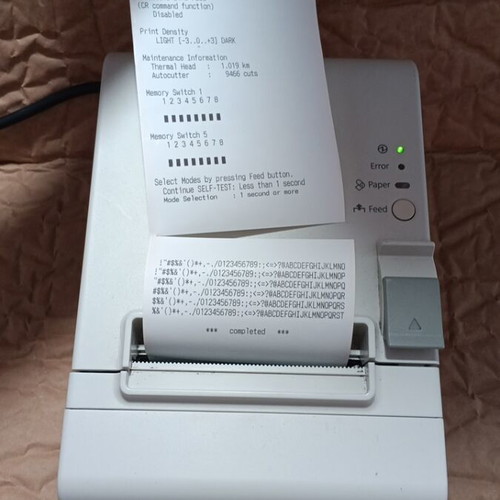 Epson TM-T20 Thermal Receipt Printer used, USB, 80mm