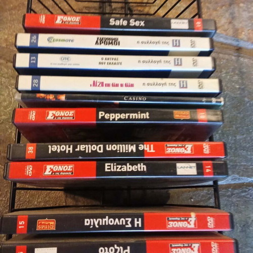 DVD set of 32 like new, various genres with subtitles