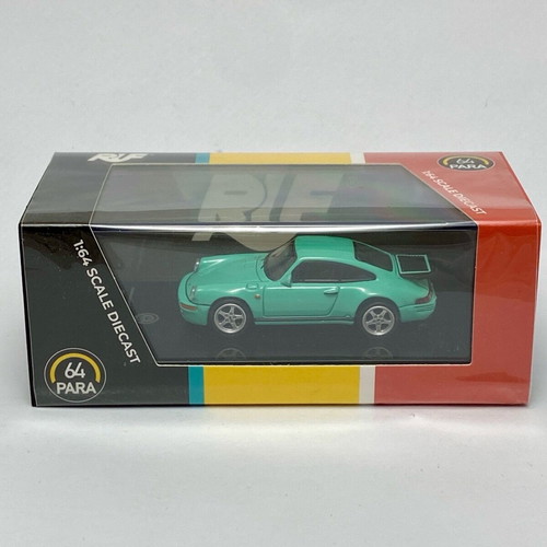 RUF CTR Yellowbird Mint Green 1987 Porsche 911 new, scale 1/64