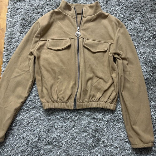 Women's cropped jacket like new, beige