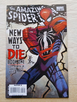 Amazing Spider-man #568 σαν καινούργιο με υπογραφή John Romita Jr