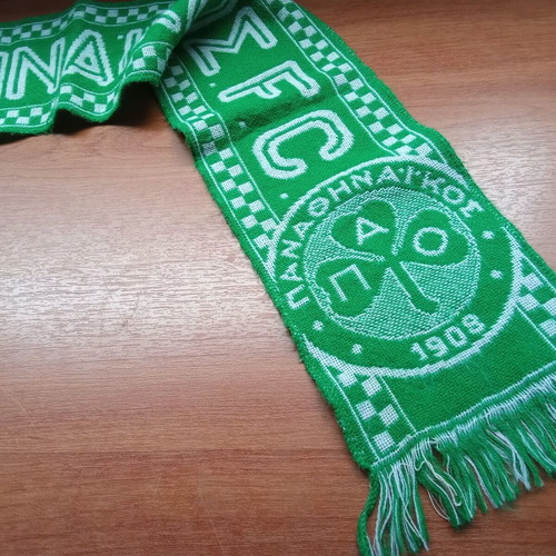 Panathinaikos scarf 1990s used, rare collectible