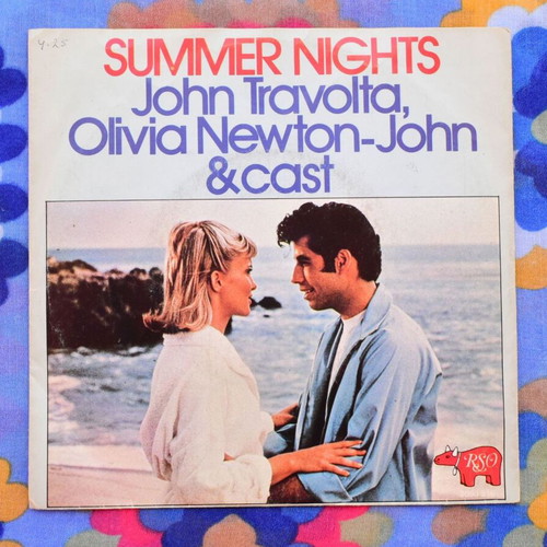 Summer Nights single by John Travolta, Olivia Newton-John used