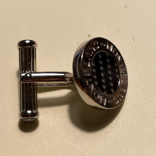 Montblanc Meisterstuck cufflinks like new, black and silver