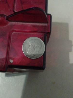 Old 5 Drachma Coin used for collection