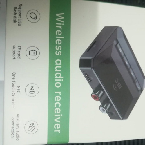 Wireless audio transmitter like new for listening from phone, tablet, TV