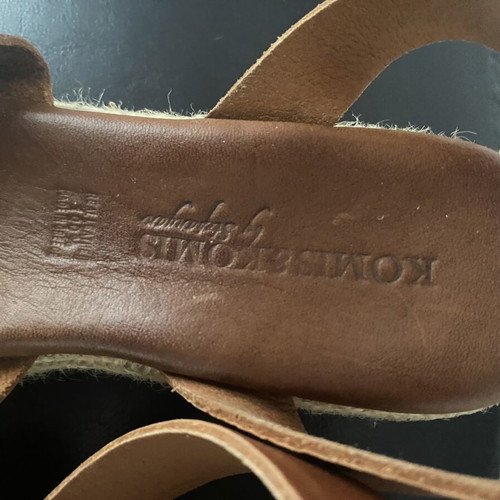 Komis & Komis platform sandals size 37, brown