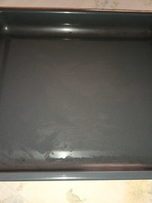 Oven tray 46x36 cm used, depth 5 cm