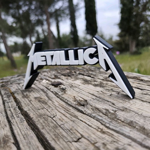 Metallica Logo Stand 3D printed new decorative item