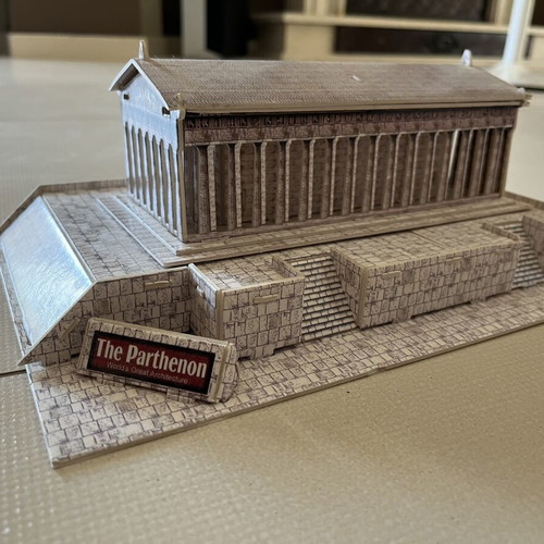Paper Parthenon model like new
