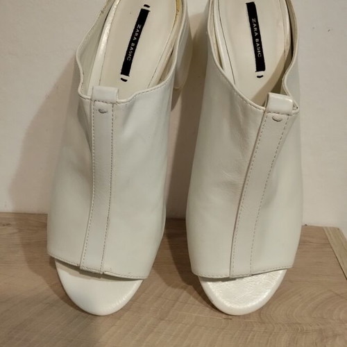 Zara clogs size 40 with thick 6 cm heels new