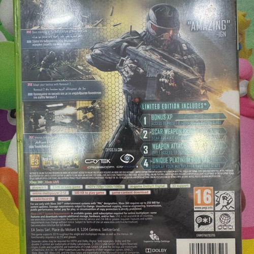Crysis 2 Xbox 360 used in excellent condition