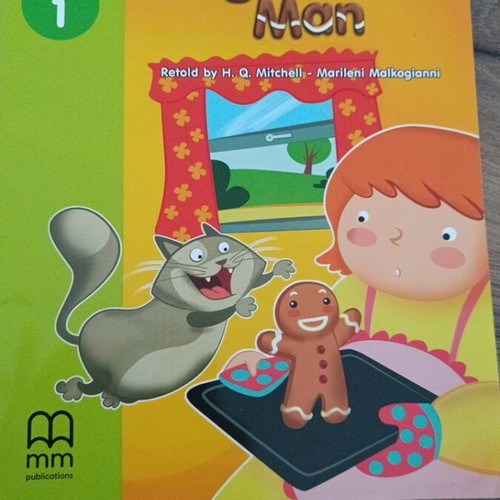 The Gingerbread Man children's book in English