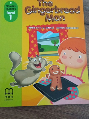 The Gingerbread Man children's book in English