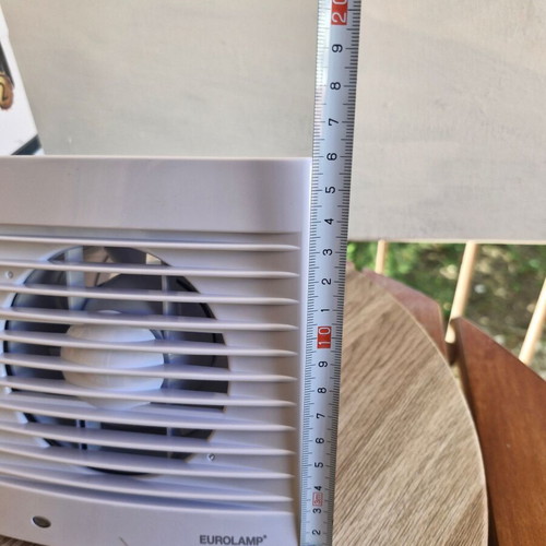 Eurolamp bathroom fan 12W new with timer