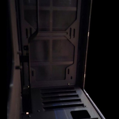 NZXT PC case used, black with glass and 2 fans, ATX motherboard