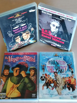 Πίτερ Σέλερς 4 DVD σαν καινούργιο, κωμωδίες με υπότιτλους