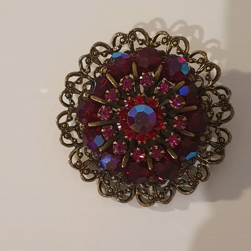 Weiss vintage 50s brooch used, authentic